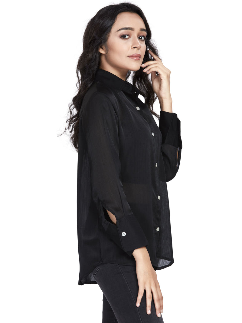 Basic Satin Shirt