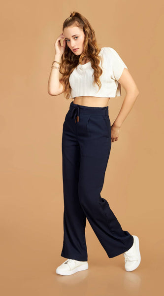 Trousers With Double Waistband