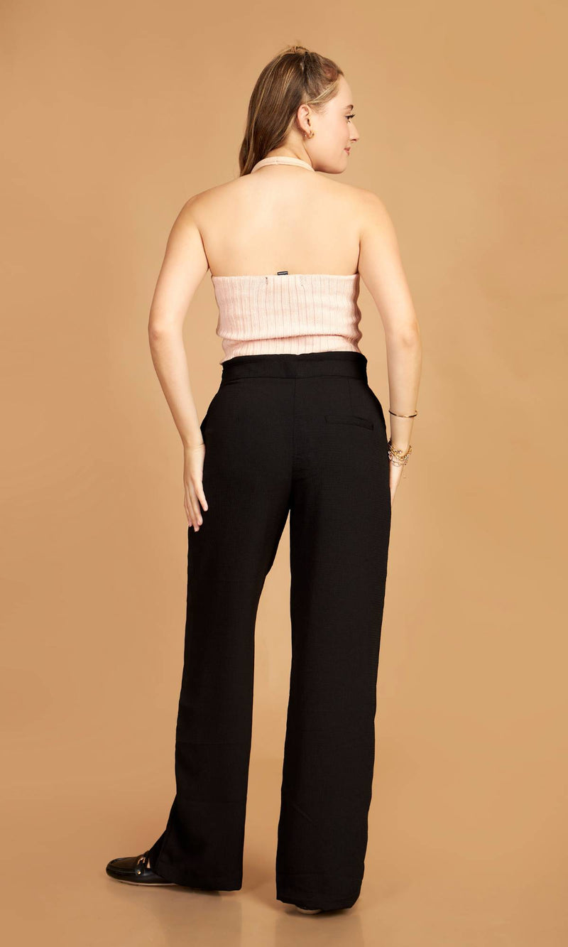 Trousers With Double Waistband