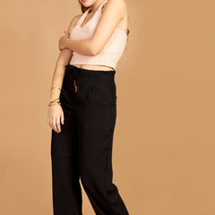 Trousers With Double Waistband