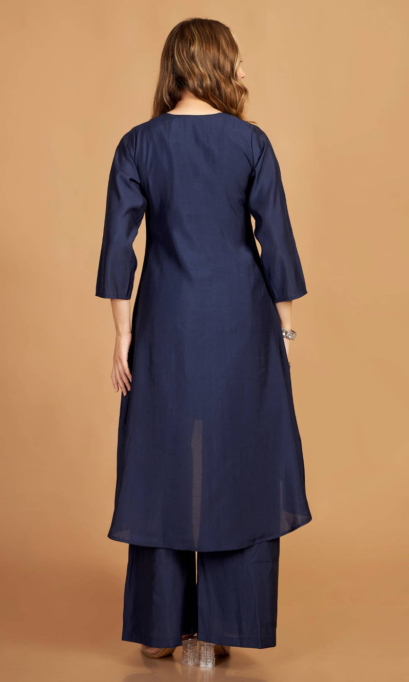 Asymmetric Kurti Pant Set