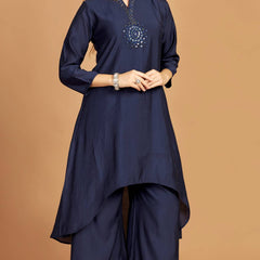 Asymmetric Kurti Pant Set