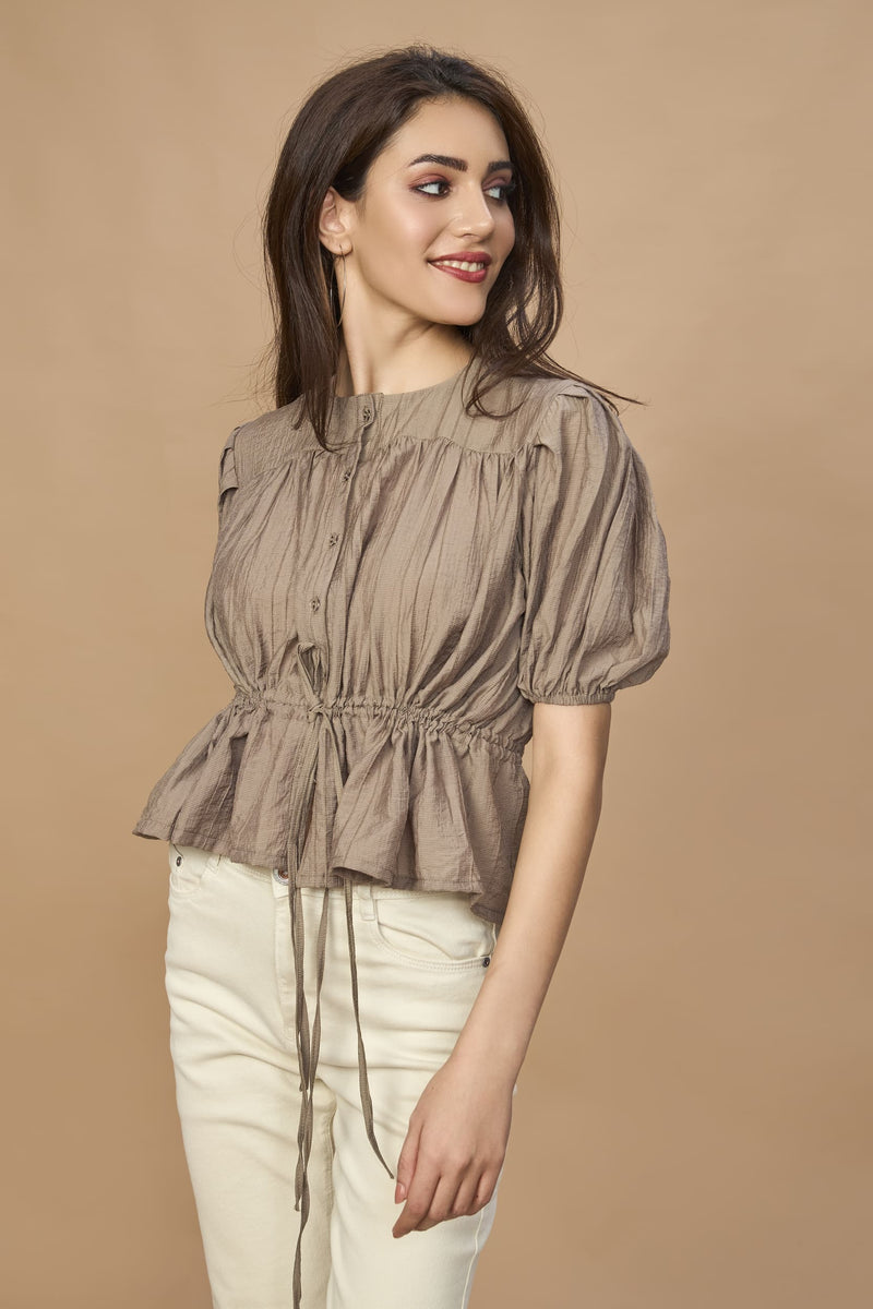 Allure Drawstring Top