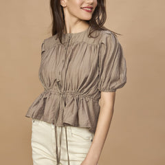 Allure Drawstring Top