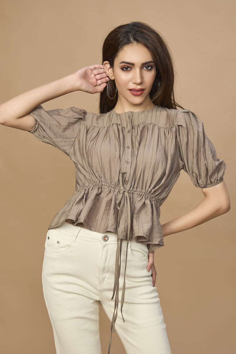 Allure Drawstring Top