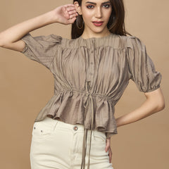 Allure Drawstring Top