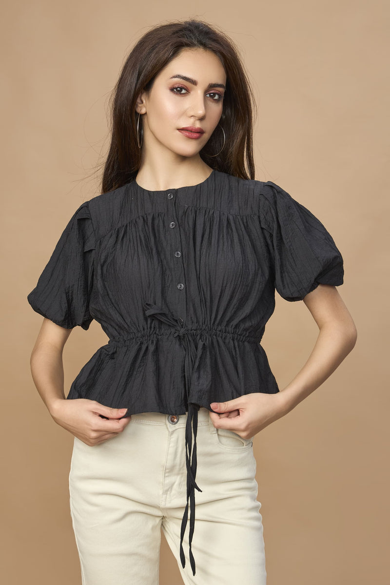 Allure Drawstring Top