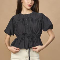 Allure Drawstring Top