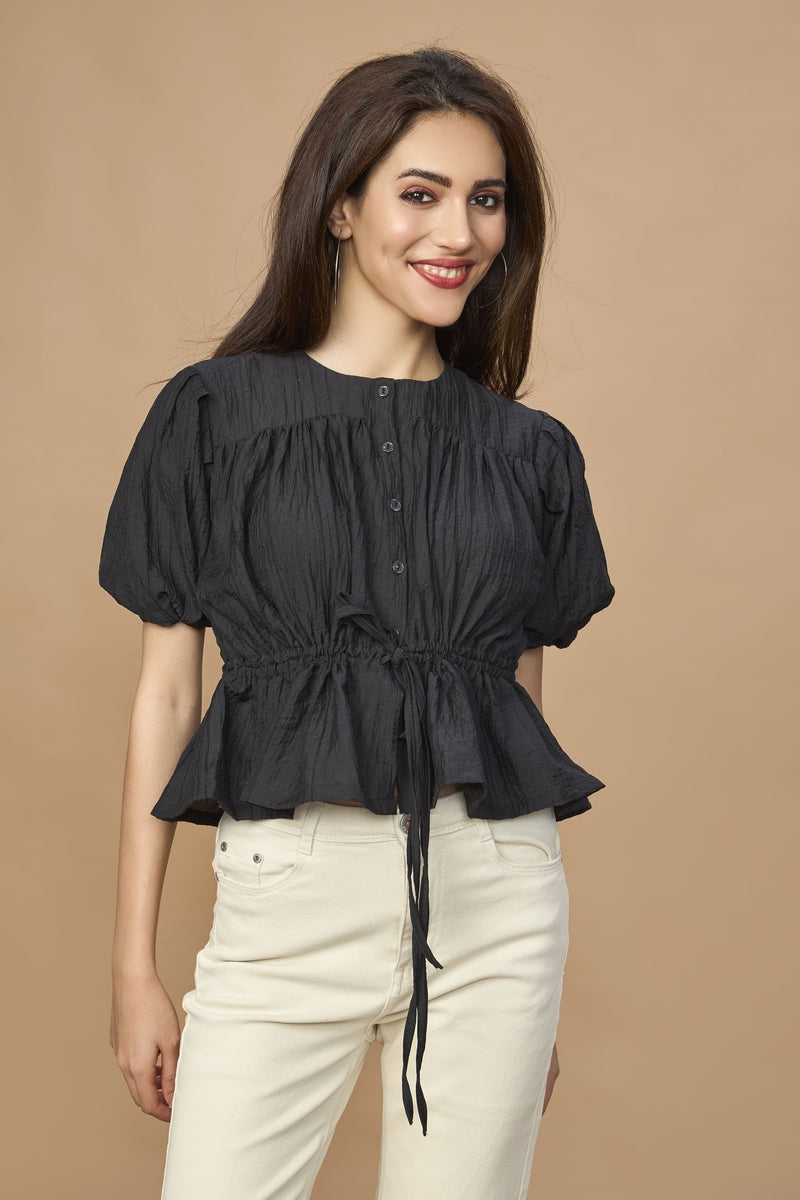 Allure Drawstring Top