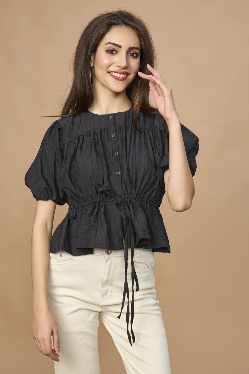 Allure Drawstring Top