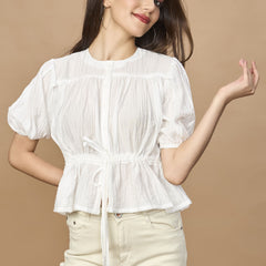 Allure Drawstring Top