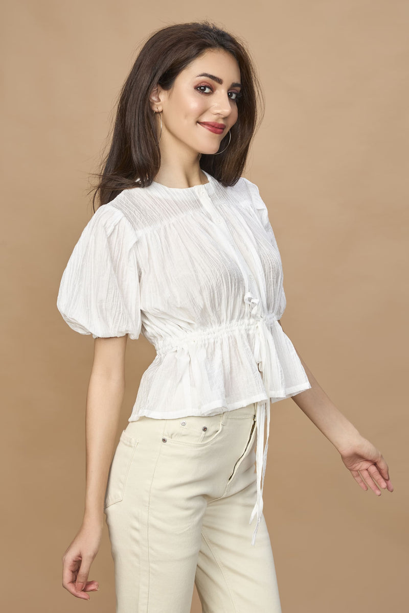 Allure Drawstring Top