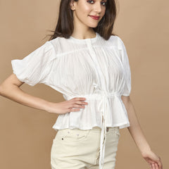 Allure Drawstring Top