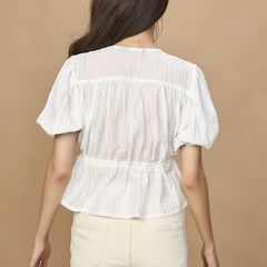 Allure Drawstring Top