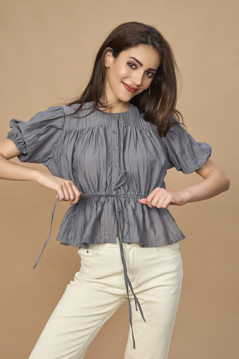 Allure Drawstring Top