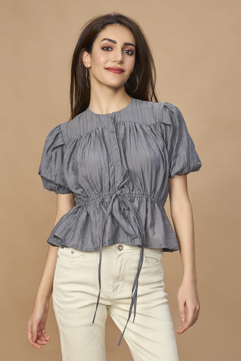 Allure Drawstring Top