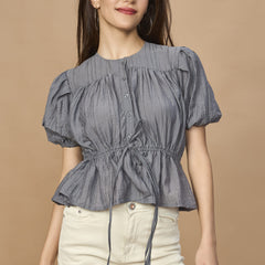 Allure Drawstring Top