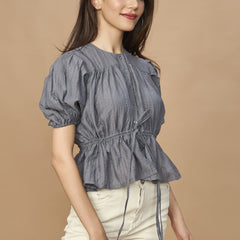 Allure Drawstring Top