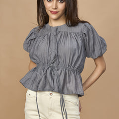 Allure Drawstring Top