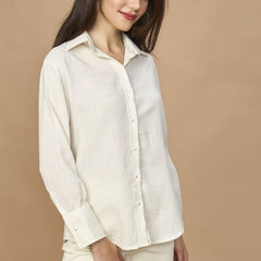 Linen Natural Plain Shirt