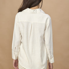 Linen Natural Plain Shirt